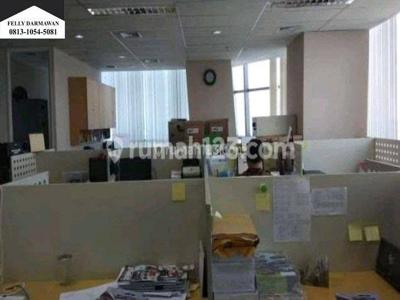 Good Condition Super Murah ! Office Space Apl Tower 305 m² Semi Furnished Ready To Use Nego, 38 Juta/m², Central Park, Jakarta Barat