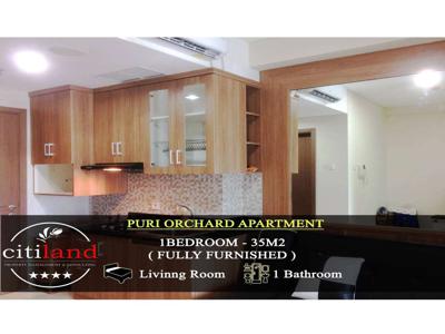 Puri Orchard Apartment 1Bedroom 35m2 / Disewa Fully Furnished - READY