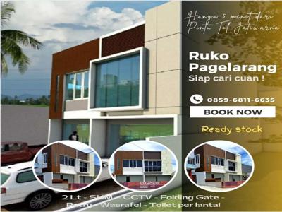 Ruko ready stock baru 2 lt SHM Lokasi dijamin bikin usahamu cuan