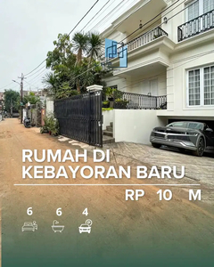 Di jual Rumah Siap Huni Di Kebayoran Baru