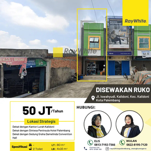 Di Sewakan Ruko di Jl. Iswahyudi Kalidoni Kec. Kalidon