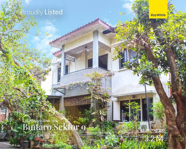Dijual Cepat Rumah Dengan Bangunan Luas Di Perumahan Bintaro Sektor 9