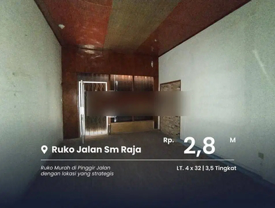 Dijual Ruko Cantik Dan Strategis Jalan Sm Raja Medan Amplas