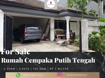 Dijual Rumah 2 Lantai Bagus SHM di Cempaka Putih, Jakarta Pusat