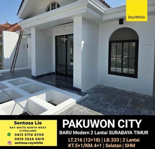 Dijual Rumah Baru Pakuwon City Surabaya - Ada Kolam Renang Di Cluster