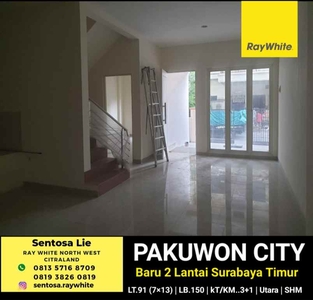 Dijual Rumah Baru Pakuwon City Surabaya Timur - Modern 2 Lantai