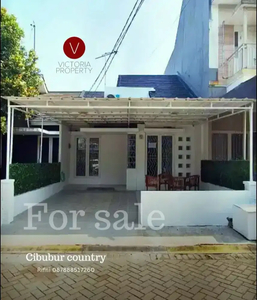 Dijual rumah cantik 1lt siap renov, ready huni di cibubur country