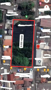 Dijual Tanah Kosong luas tanah 3050 m2