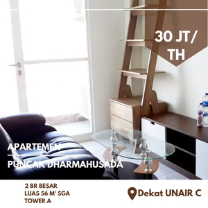 Disewakan Apartemen Puncak Dharmahusada Luas 56 m²