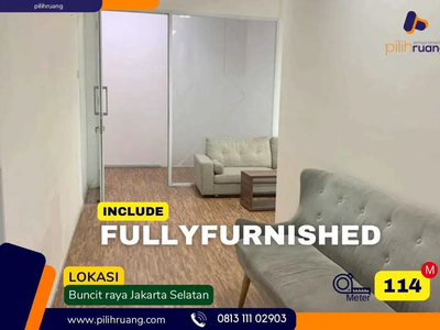 Disewakan ruang kantor furnished di Jl. Buncit raya Jakarta Selatan