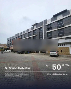 Disewakan Ruko Komplek Graha Helvetia Medan