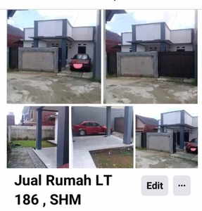 Jual Butuh Cepat Rumah Pribadi Lt 186 Lb 150shm