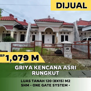 Lebar 8‼️Jual Cepat Rumah Perum Griya Kencana Asri Rungkut One Gate