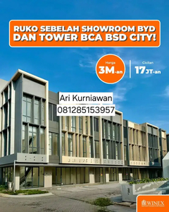 Ruko Northridge ultimate bsd city dekat arasa qbig & wisma bca 3,4man