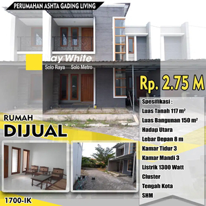 rumah di Astha Gading Village Solo