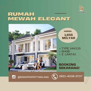 Rumah Mewah Elegant Harga Dibawah 2 M