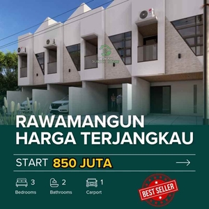 Rumah Mewah Minimalis Rawamamgnun Jatinegara Kaum Jakarta Timur
