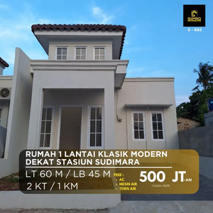 Rumah Modern Minimalis Termurah Dekat Ke Stasiun Sudimara Hanya Cash