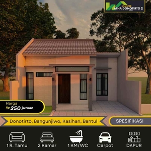 Rumah Murah Di Bangunjiwo Harga 200 Jutaan