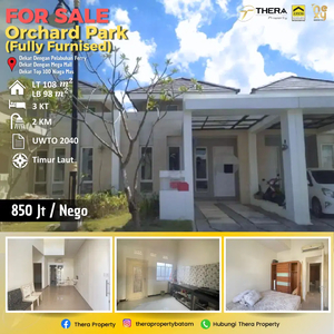 Rumah Orchard Park Cluster Carica Furnished