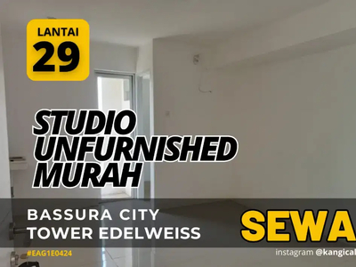 Sewa Murah Studio Kosongan Apartemen Bassura City