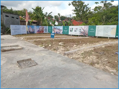 Tanah Dijual 100m ke Jl Utama Bangunjiwo Kasihan Bantul Jogja
