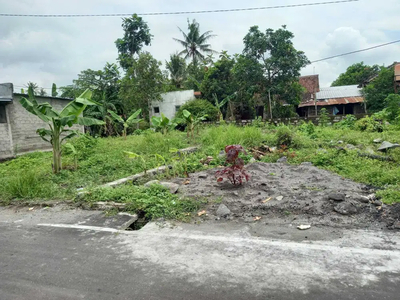 Tanah Kavling Siap AJB Selatan Jalan Jogja Solo, Gratis Pajak