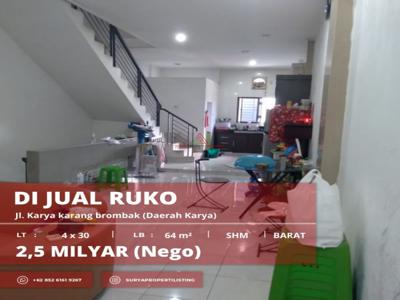 Dijual Rumah Ruko Medan