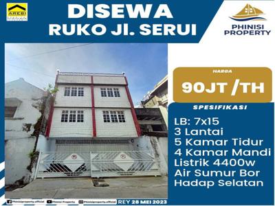 DISEWAKAN RUKO DI JALAN SERUI MURAH DAN COCOK BUAT BUKA USAHA