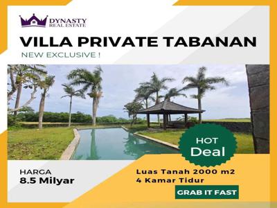 Private Villa Murah di Tabanan akses dekat Pantai