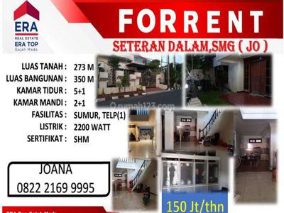 Rumah Siap di Tempati di Seteran Dalam Semarang