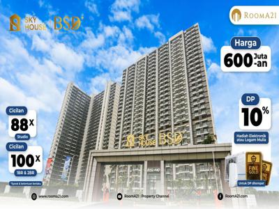 Dijual Apartement 2 Kamar Sky House Di bsd city