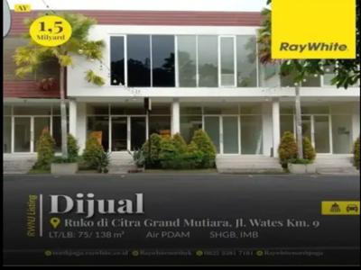 Dijual Ruko 2 Lantai di Citra Grand Mutiara Jalan Wates Km 9