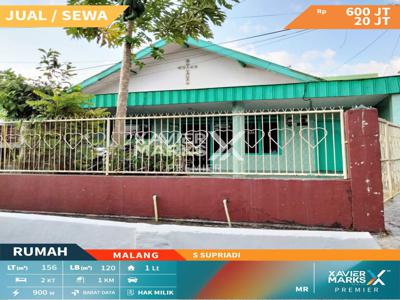 Dijual Rumah Classic siap huni di Jl S Supriadi Sukun Kota Malang