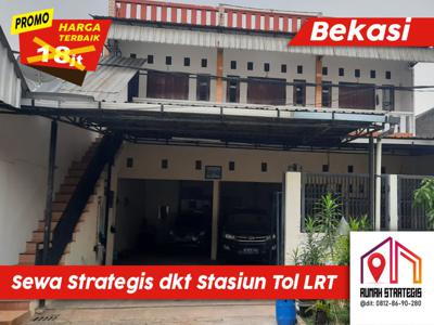 Disewakan Kontrakan Stratgis dkt Stasiun Kranji Bekasi Tol LRT Jakarta