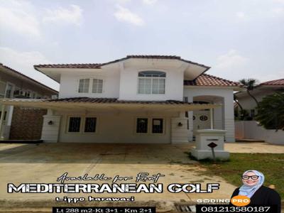 Disewakan Rumah Mewah di Lippo Karawaci-Cluster Mediterranean Golf