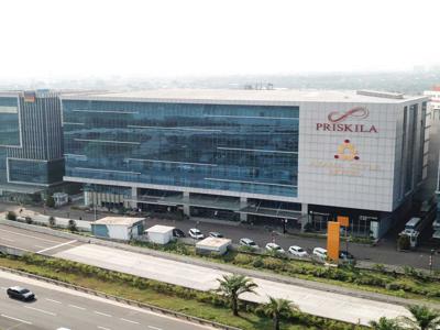 DISEWAKAN UNIT OFFICE DI TOWER PRISKILA - DEKAT BANDARA SOETTA