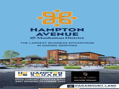 Hampton Avenue Studio Loft Ruko Baru di Gading Serpong