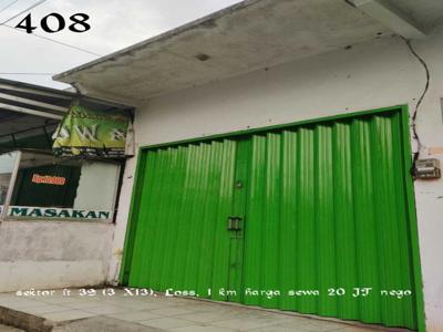 Kios Minimalis di Sektor V Pondok Ungu Cocok Untuk Usaha (4196) MAR