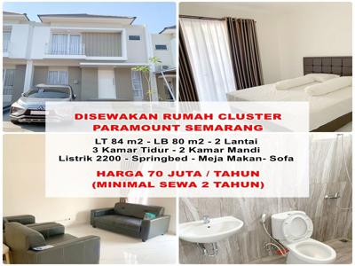 rumah sewa paramount semarang full perabot