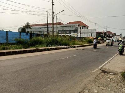 Tanah untuk Gudang, supermarket dll di jalan raya dekat pintu tol Bogor