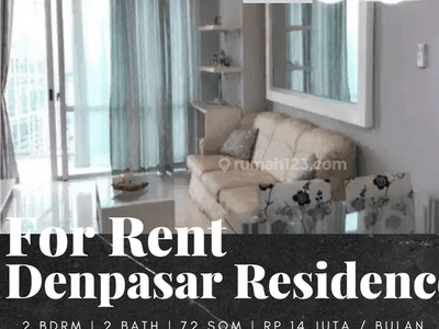 Disewakan Apartemen Denpasar Residence 2 Bedrooms Full Furnished