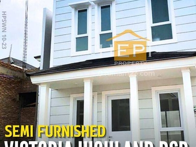 Rumah 2 Lt Bagus Semi Furnished di Victoria Highland Bsb Semarang