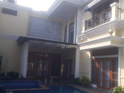 Sewa Rumah Mewah Pondok Indah Jaksel Desain Klasik Private Pool