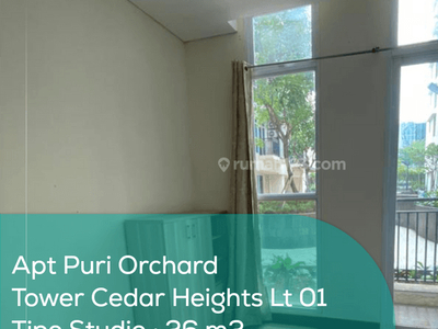 Apartement Puri Orchard Tower Cedar Heights Wing A Lt 01, Studio, Semi Furnished