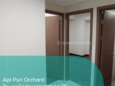 Apartement Puri Orchard Tower Cedar Heights Wing A Lt 35, 2br, Non Furnished