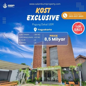 Dijual Kost Exclusive,Rumah,Hotel Yogyakarta