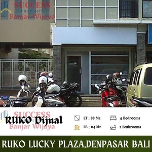 Dijual Murah Ruko Lucky Plaza 3 lantai SHM Denpasar Bali