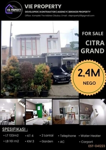 Dijual Rumah Citra Grand