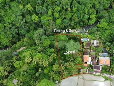 Dijual Tanah Di Tegallalang Sangat Cocok Peruntukan Villa & Investasi